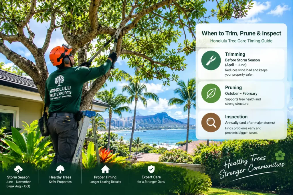When Should Honolulu Trees Be Trimmed, Pruned, or Inspected?