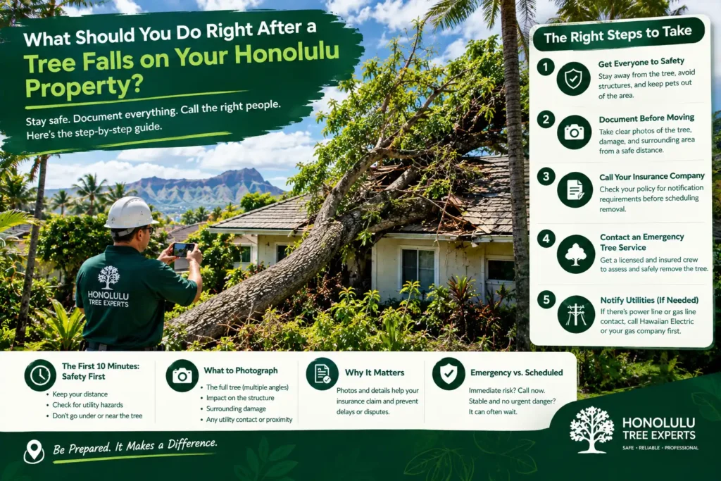 What to Do After a Tree Falls in Honolulu